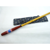 月瀬作・玉の柄 メッシュ&ブルーアワビ 西村釣具製作所